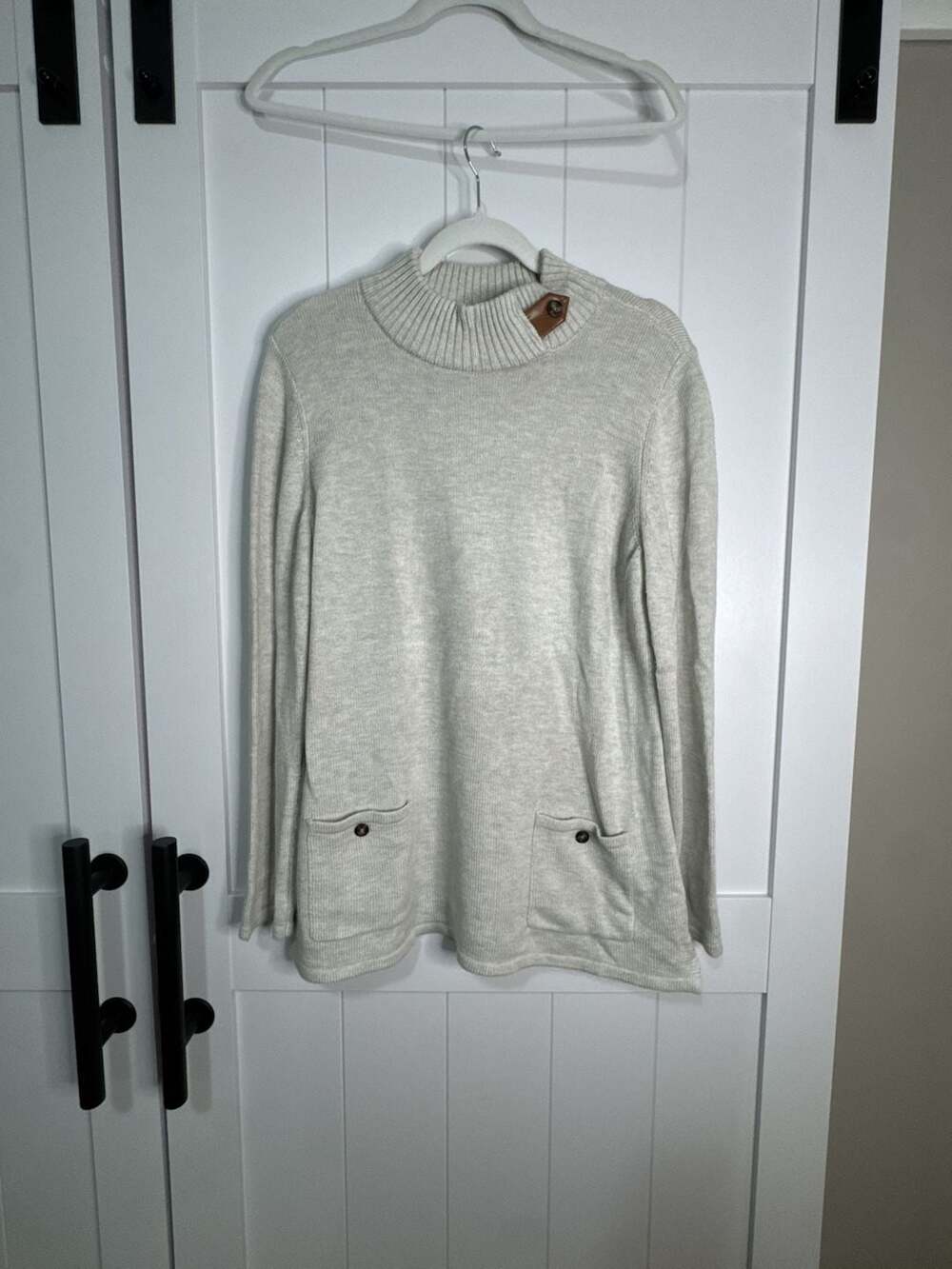 Chico's Mock Neck Pullover Sweater Size 2